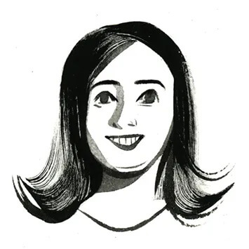 Drawing of Michelle O'Malley